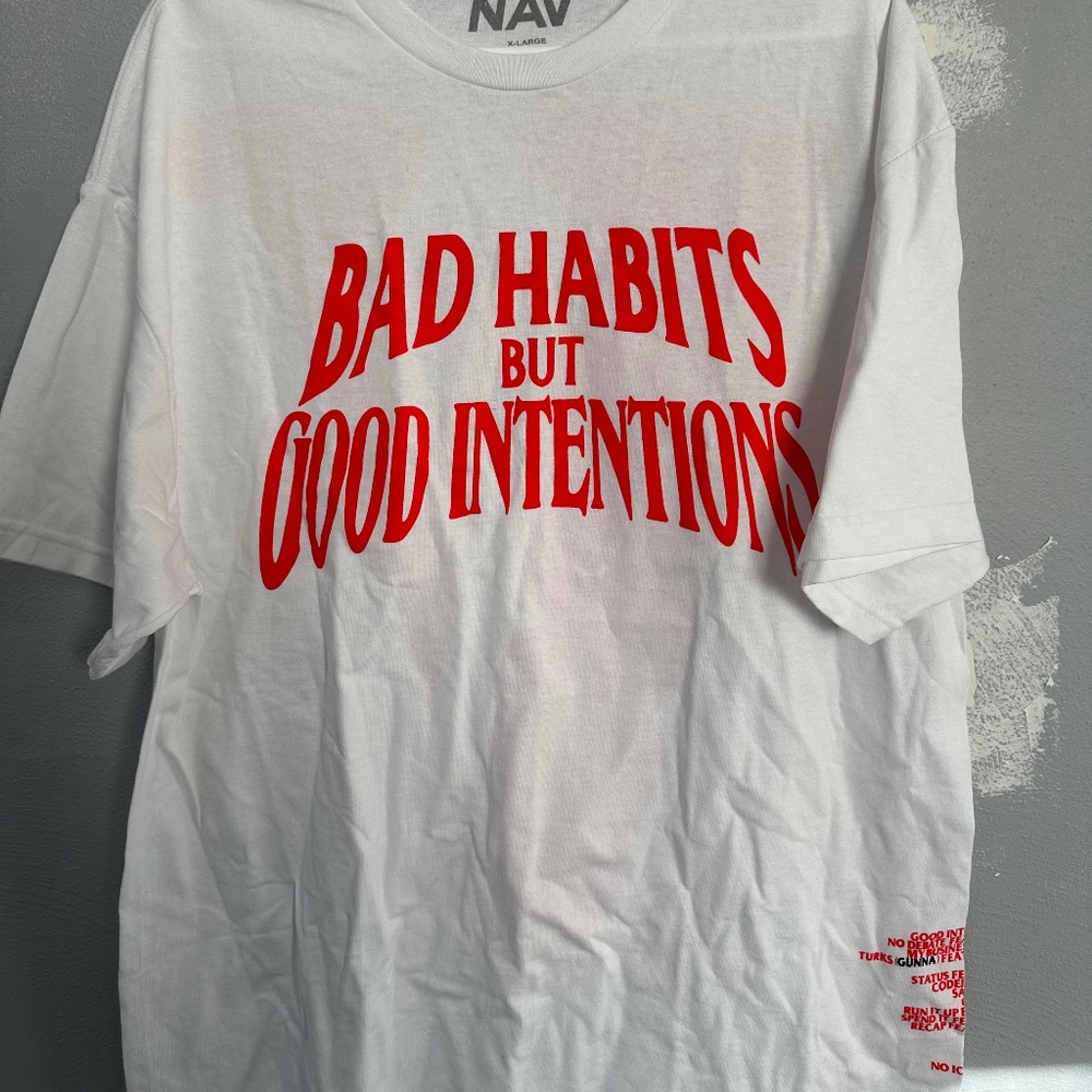Nav x Vlone Bad Habits Tee